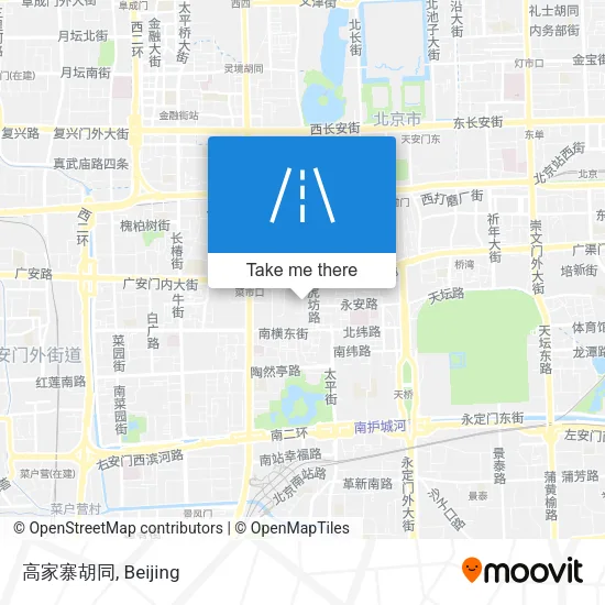 高家寨胡同 map