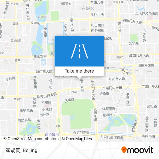 家胡同 map