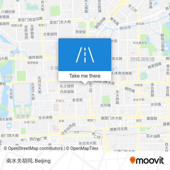 南水关胡同 map