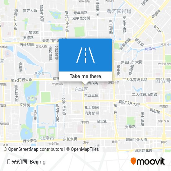月光胡同 map