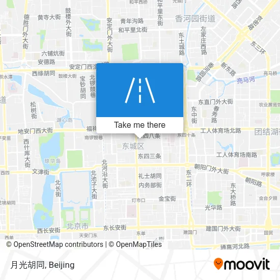 月光胡同 map