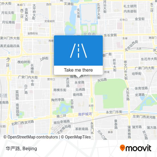 华严路 map