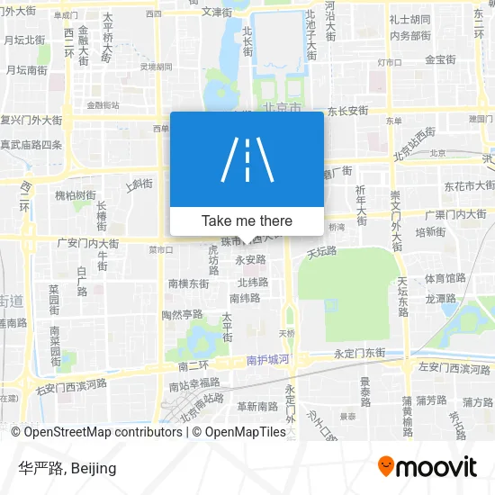 华严路 map
