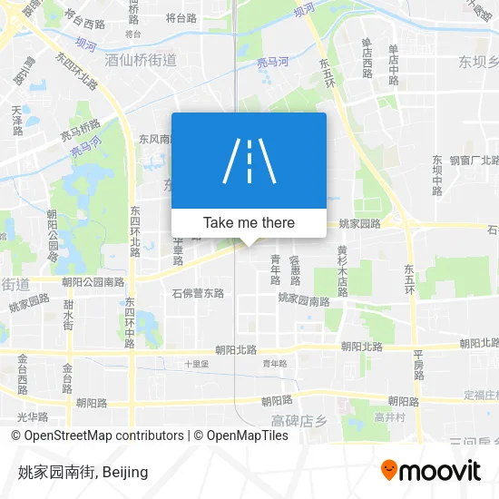 姚家园南街 map