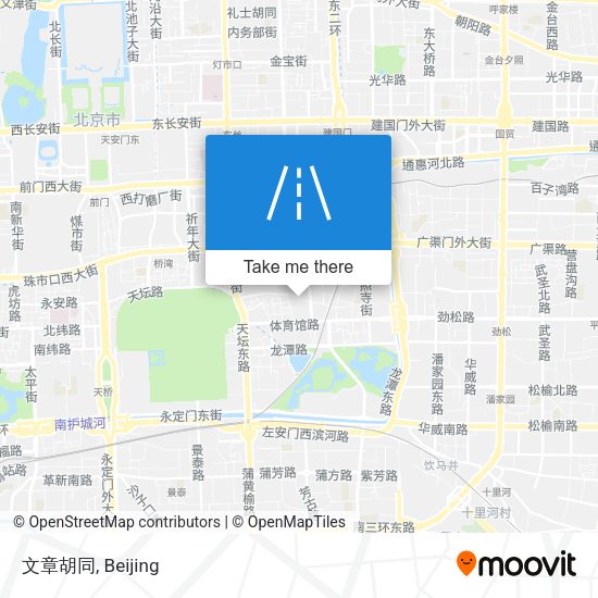 文章胡同 map