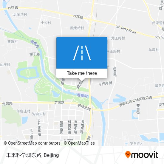 未来科学城东路 map