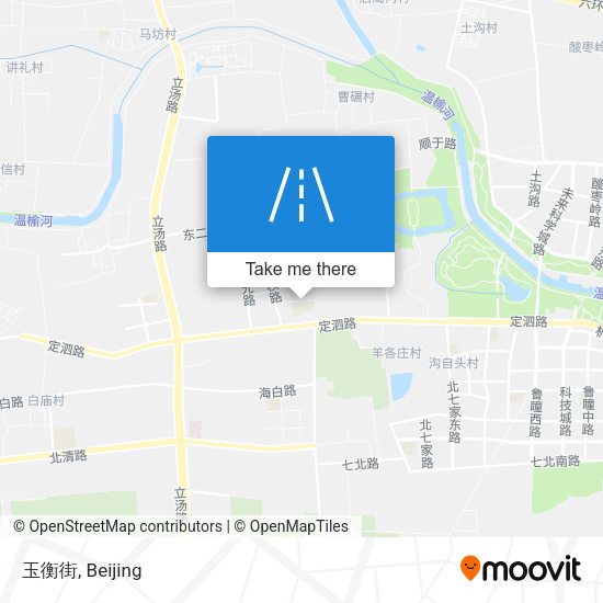 玉衡街 map