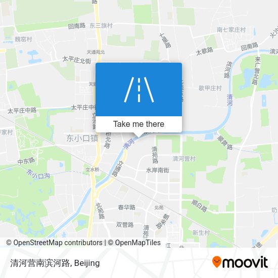 清河营南滨河路 map