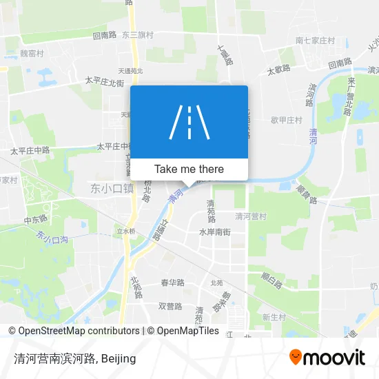 清河营南滨河路 map