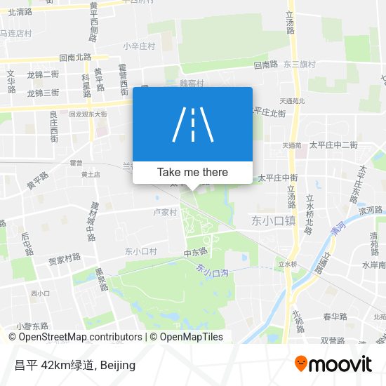 昌平 42km绿道 map