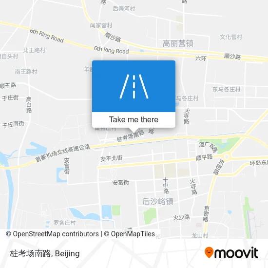 桩考场南路 map