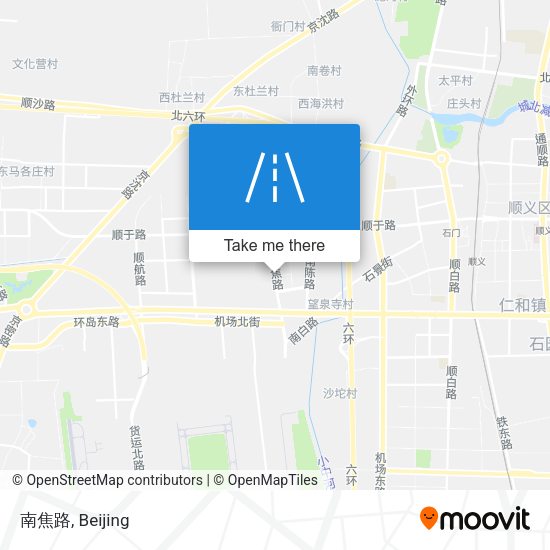 南焦路 map