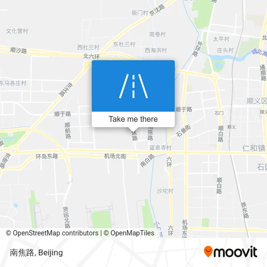 南焦路 map