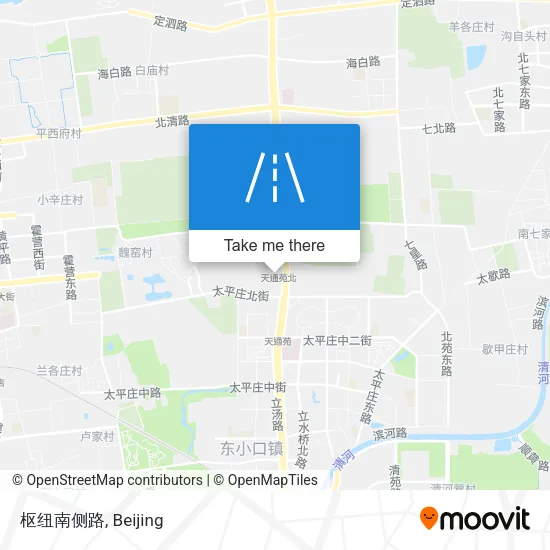 枢纽南侧路 map