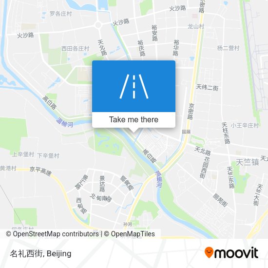 名礼西街 map