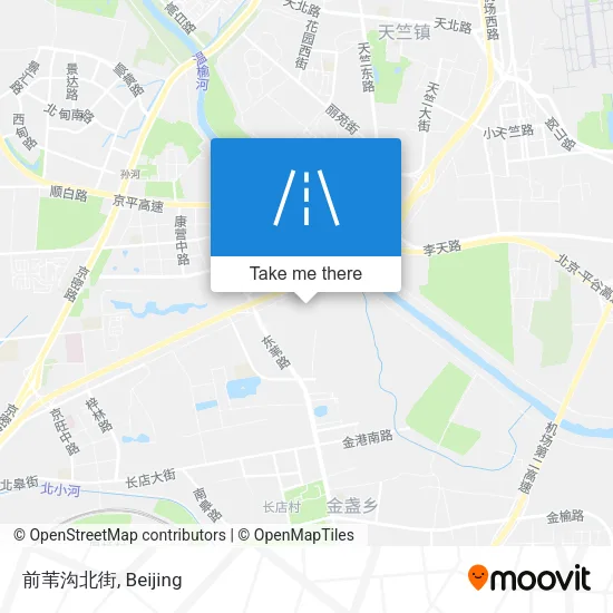 前苇沟北街 map