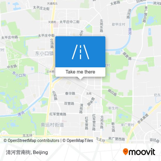 清河营南街 map