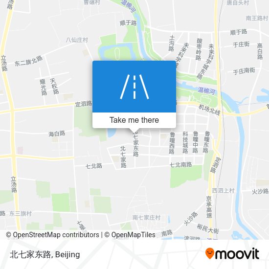 北七家东路 map