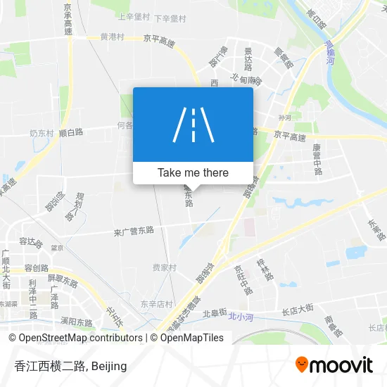 香江西横二路 map