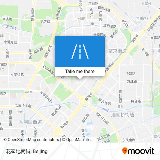 花家地南街 map