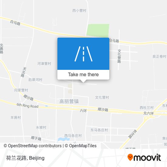 荷兰花路 map