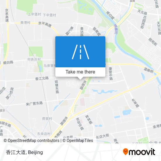 香江大道 map