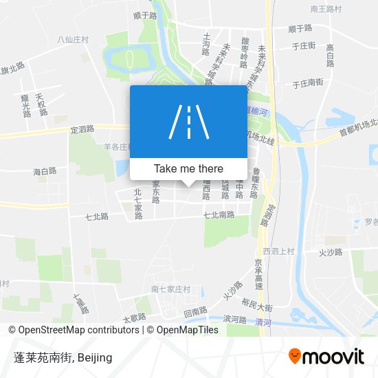 蓬莱苑南街 map