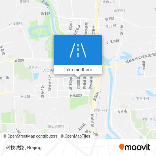 科技城路 map