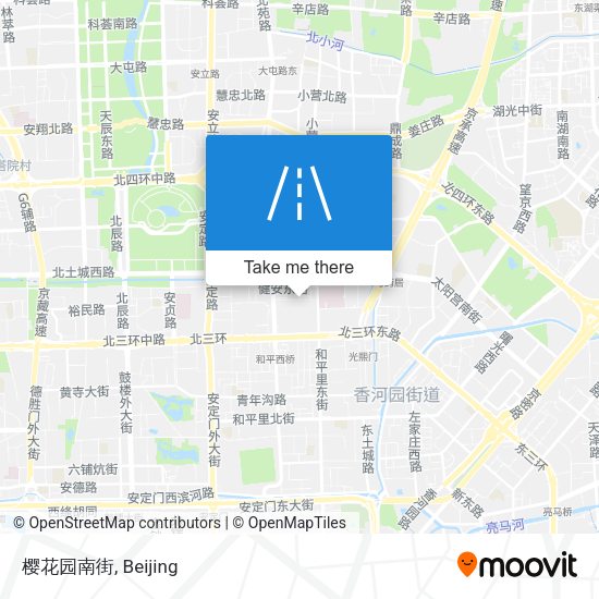 樱花园南街 map