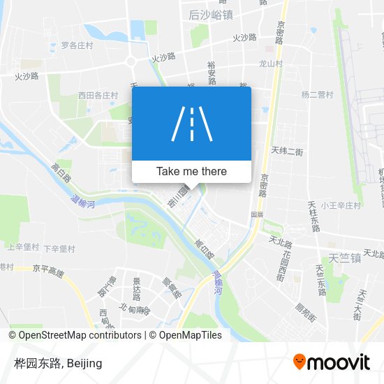 桦园东路 map