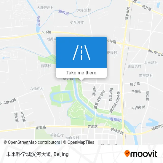 未来科学城滨河大道 map