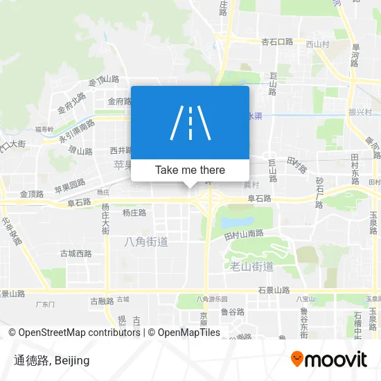 通德路 map