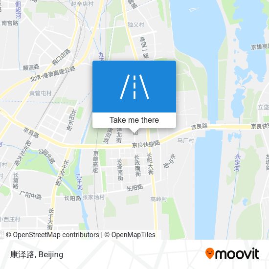 康泽路 map