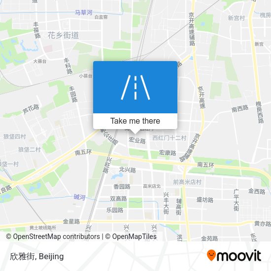 欣雅街 map