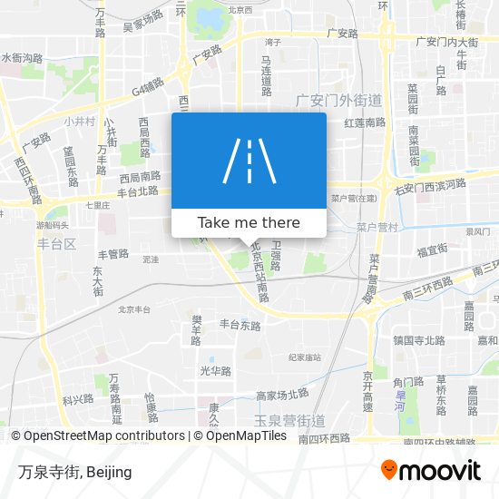 万泉寺街 map