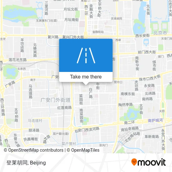 登莱胡同 map