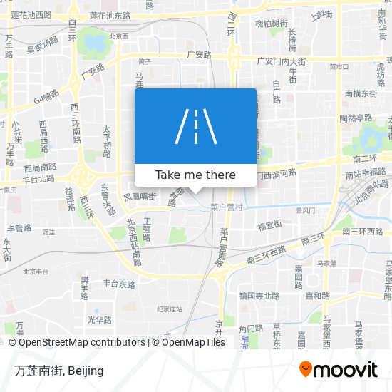 万莲南街 map