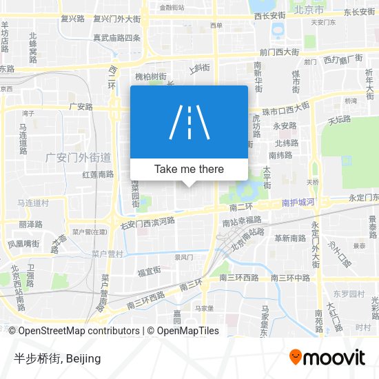 半步桥街 map