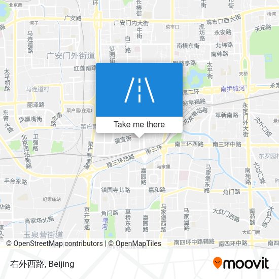 右外西路 map