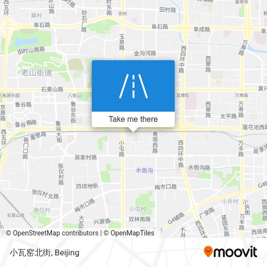 小瓦窑北街 map
