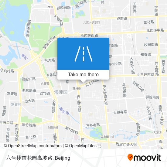 六号楼前花园高坡路 map