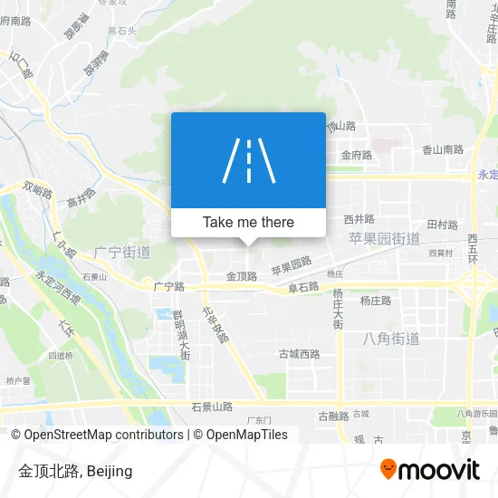 金顶北路 map