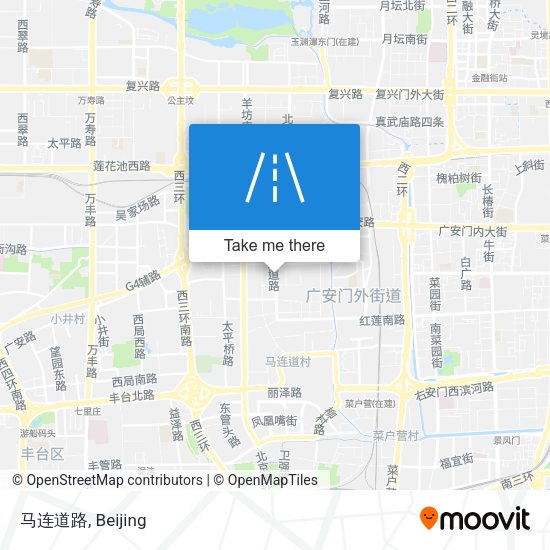 马连道路 map