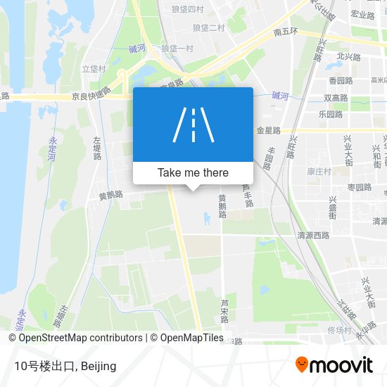 10号楼出口 map