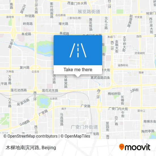 木樨地南滨河路 map