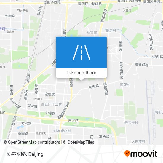 长盛东路 map