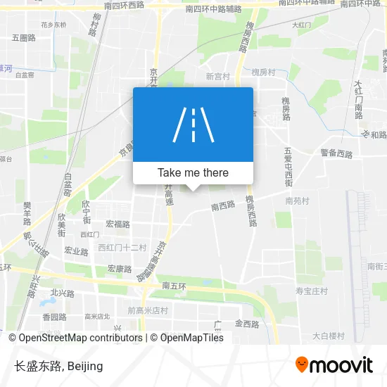 长盛东路 map