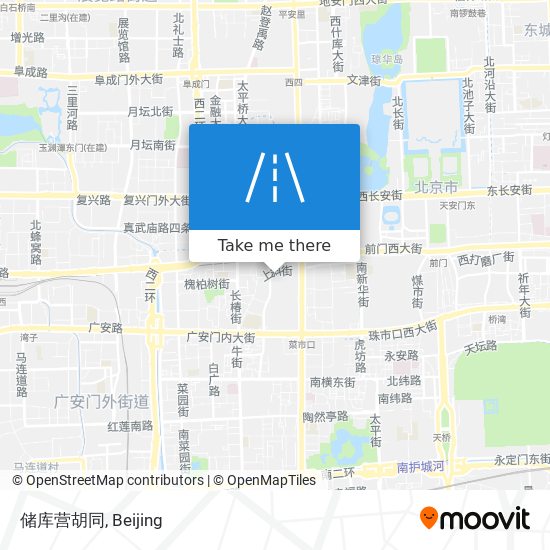 储库营胡同 map