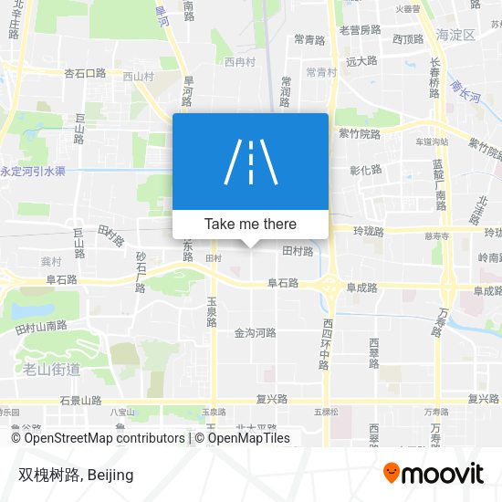 双槐树路 map