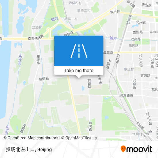 操场北左出口 map
